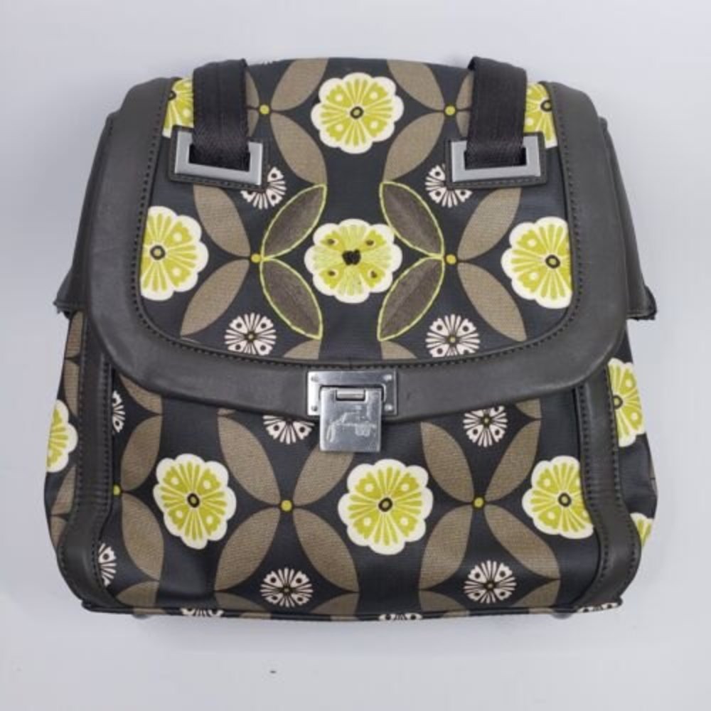 Petunia Pickle Bottom Java Continental Carryall Medium Purse Travel Bag *FLAWED*